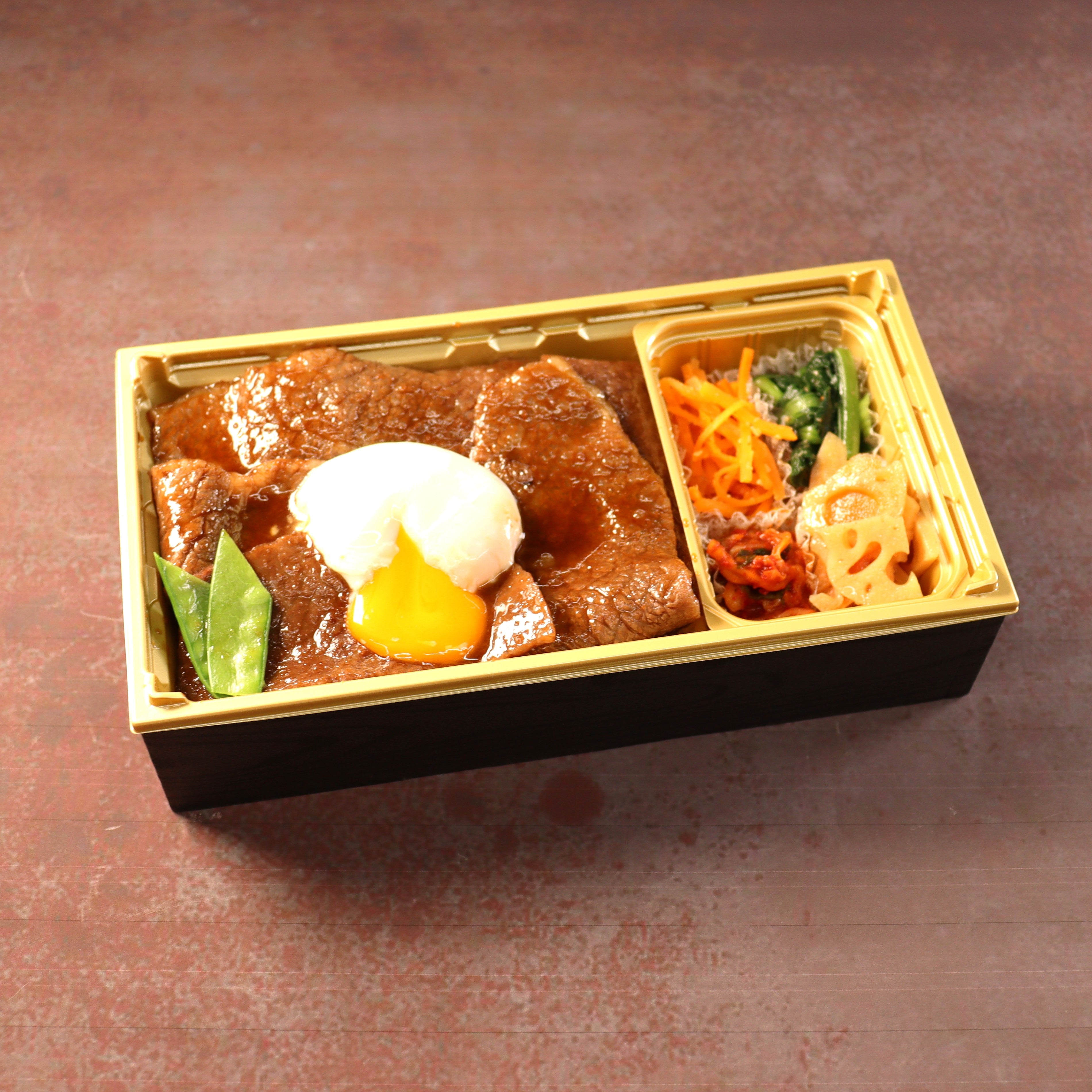【季節限定】黒毛和牛 月見弁当